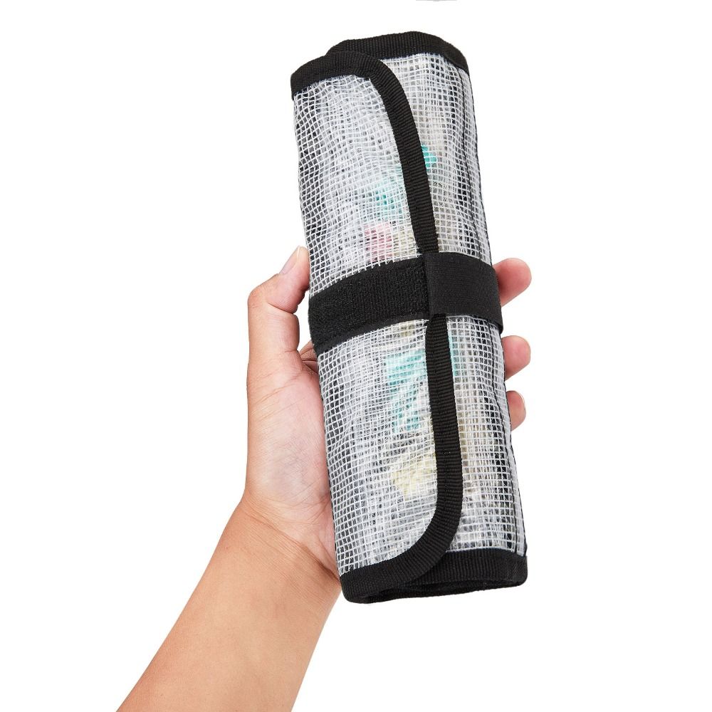 Portable Roll Up Mesh Storage  - Travel Router Accessories ulasan dan harga