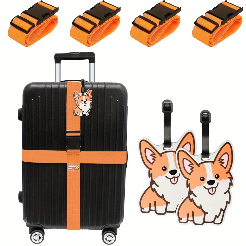6 Pack Luggage Straps Luggage  - Travel Accessories In Bulk ulasan dan harga